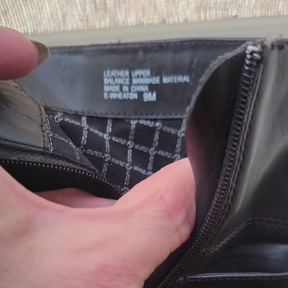 Etienne Aigner Black Heeled Boots - Picture 11 of 11